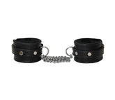 Love In Leather Sheepskin Lined Leather Wrist Cuffs Default Title Cuffs And Restraints